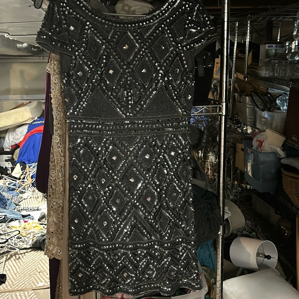 Formal short beaded dress